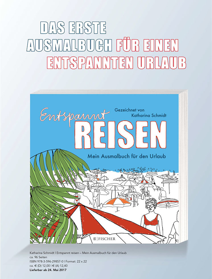 Entspannt reisen - mein Ausmalbuch für den Urlaub